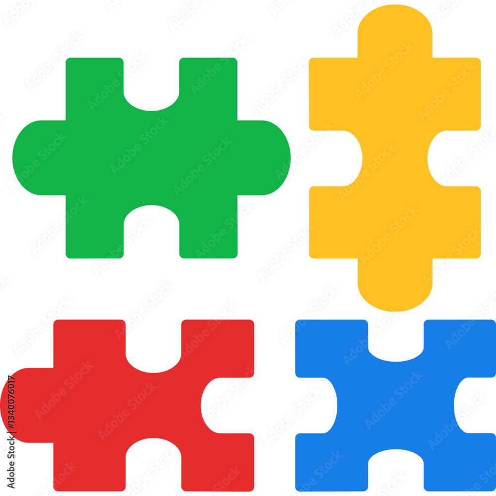 Fototapeta premium Puzzle Icon