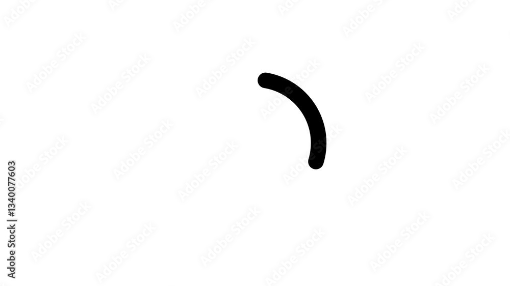 Loading icon symbol animation on a white background Loading icon symbol animation on a white background