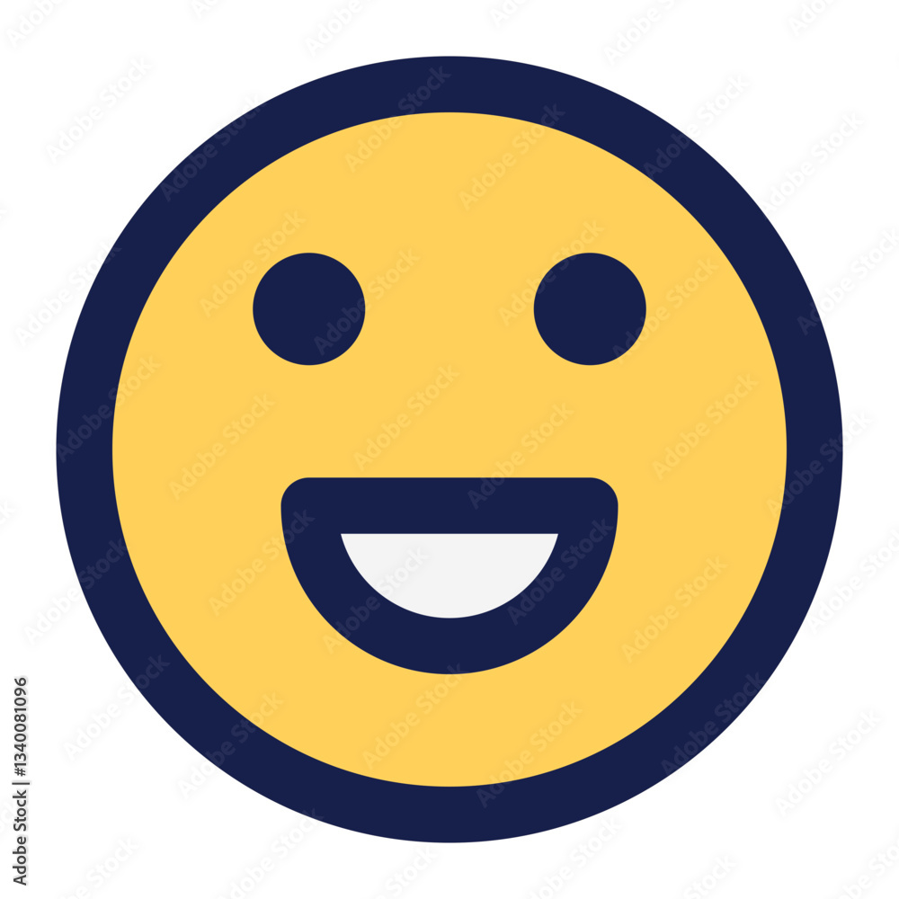 Fototapeta premium smile icon for illustration
