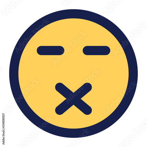 silent icon for illustration
