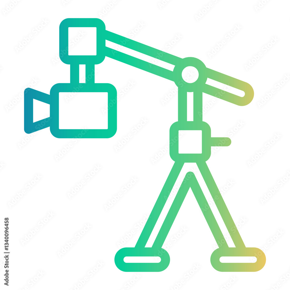 camera Line Gradient Icon camera Line Gradient Icon