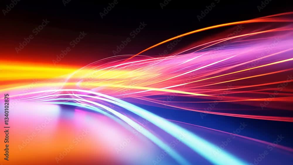 Abstract vibrant light streaks (4) Abstract vibrant light streaks (4)