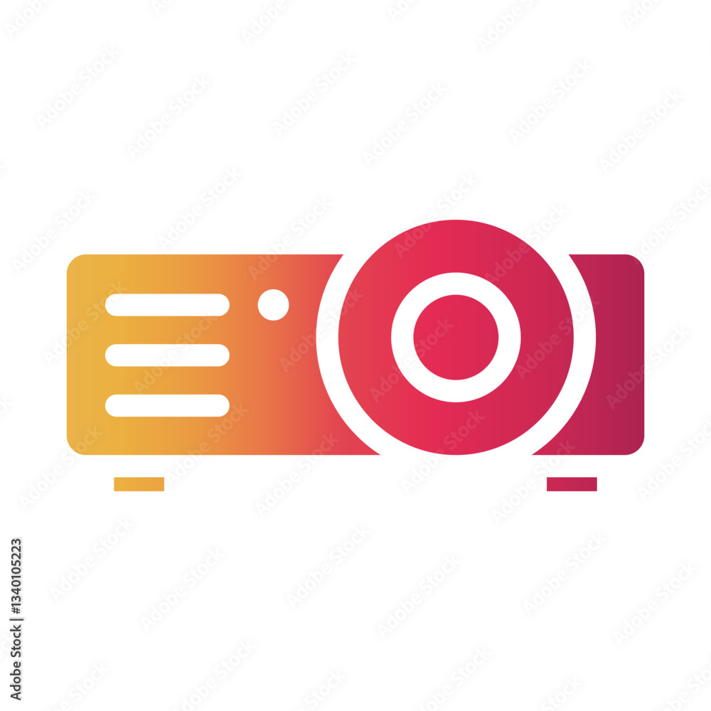 projector Gradient icon projector Gradient icon