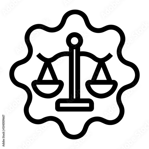 notary public Line Icon