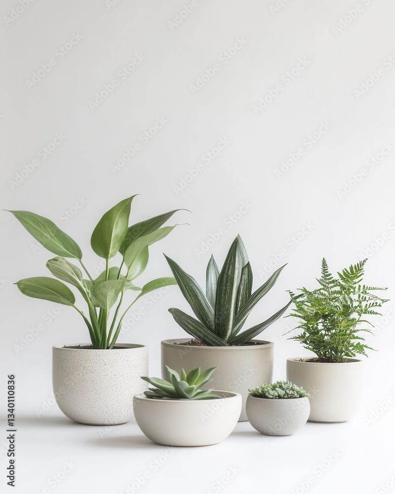 Contemporary Urban Jungle Collection featuring Diverse Indoor Plants in Designer Ceramic Planters Modern Home Decor Arrangement Contemporary Urban Jungle Collection featuring Diverse Indoor Plants in Designer Ceramic Planters Modern Home Decor Arrangement