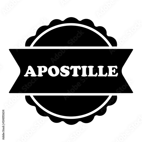 apostille Solid icon