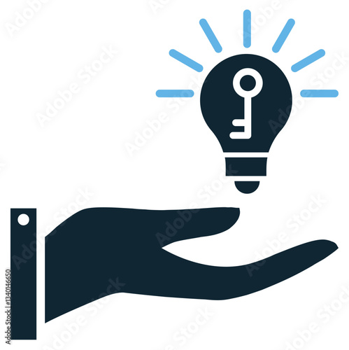opportunities icon vector representing success, business growth, and strategic planning. Ideal for finance, corporate, and startup projects.