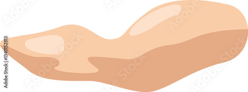 Rocky landscape mount ridge vector illustration