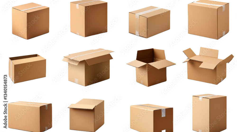 Yellow cardboard box Yellow cardboard box