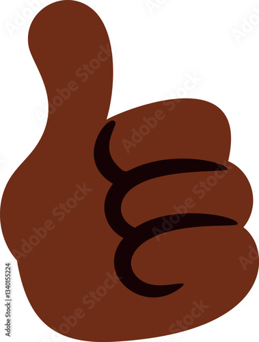 Snowman hand gesturing thumbsup vector illustration