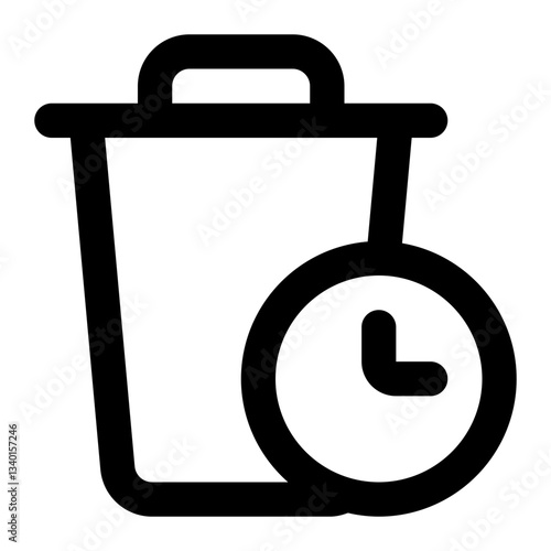 trash icon for illustration