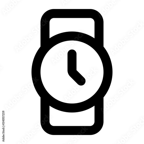 wristwatch icon for illustration