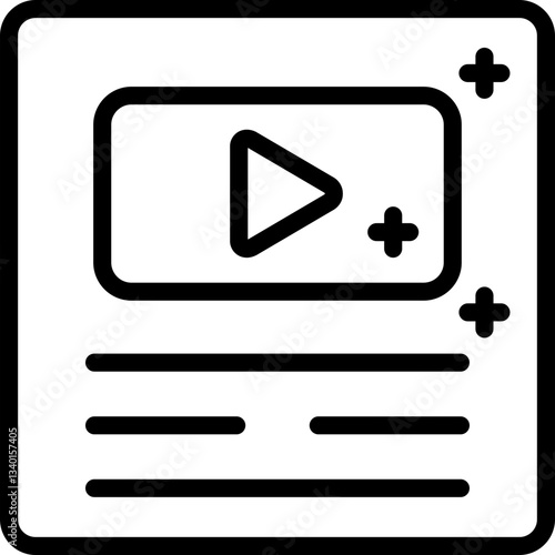 award icon illustration design with outline