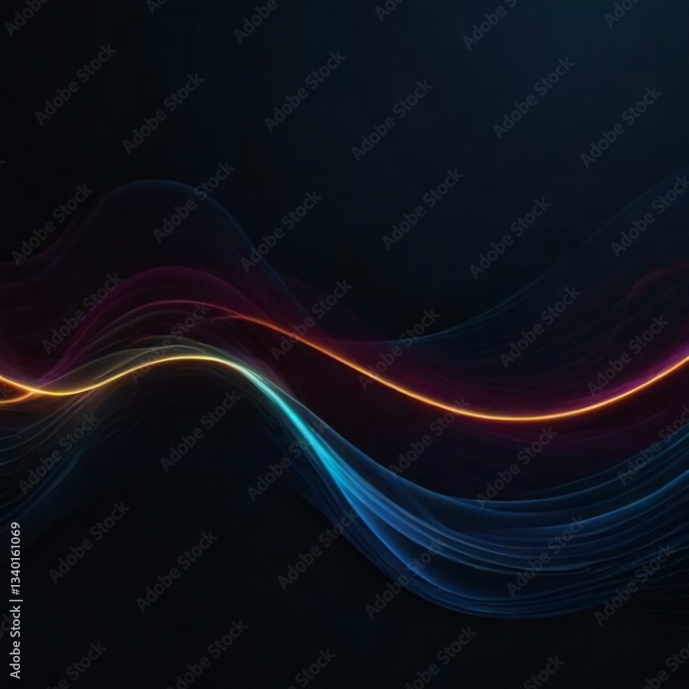 Naklejka premium abstract background with waves