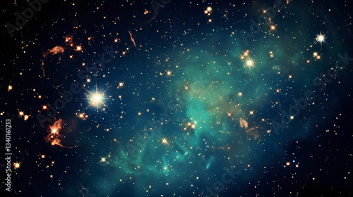 Wallpaper Mural A brilliant cluster of stars illuminating the night sky capturing the awe-inspiring beauty of early galaxy formation in a cosmic scene. Torontodigital.ca