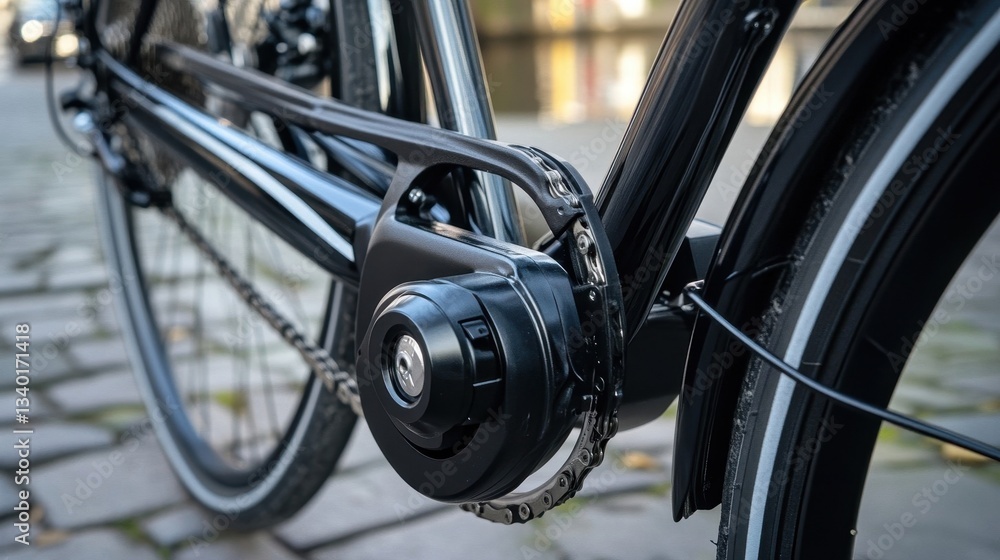 custom made wallpaper toronto digitalA detailed close up of a black bicycle drive train