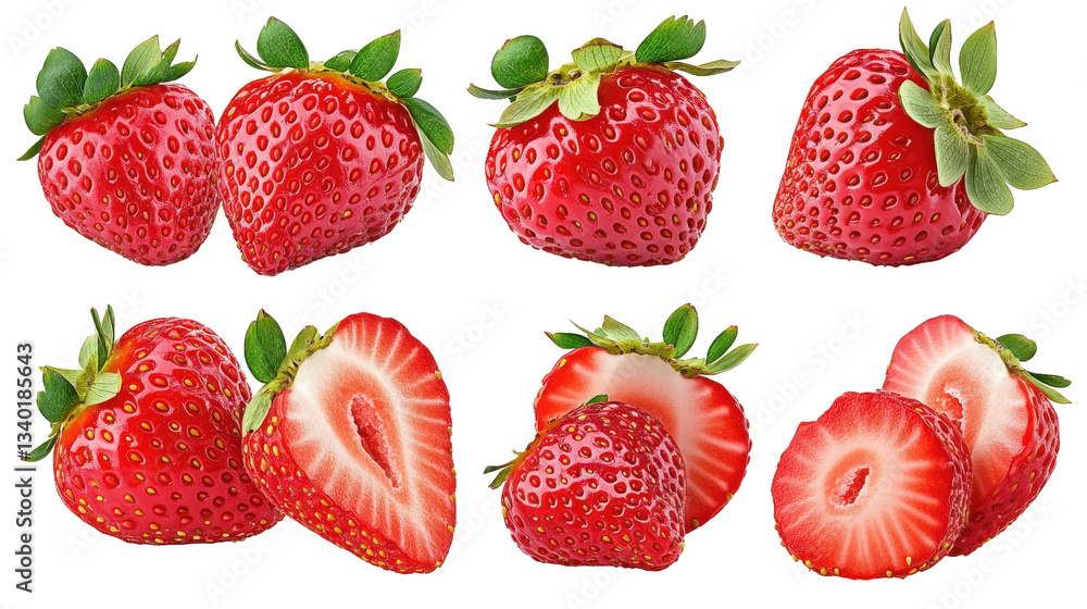Strawberry isolated on a white background Strawberry isolated on a white background