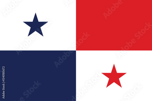 National flag of Panama vector image