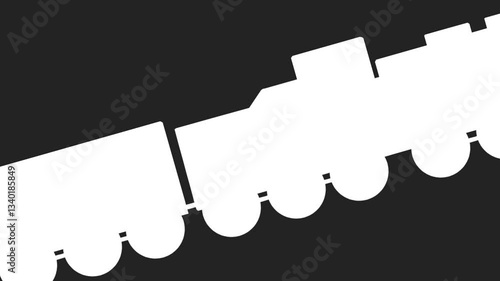Flying Train Transparent Background