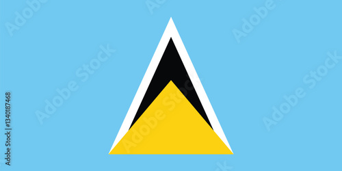 Free Download National Flag  of Saint Lucia vector image - GFXLoad