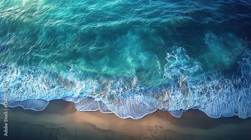 Long Exposure Drone Photo of Bondi Beach 