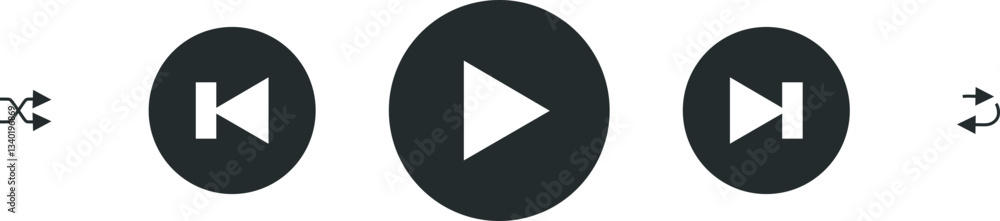 Music Player Interface Element Set Music Player Interface Element Set