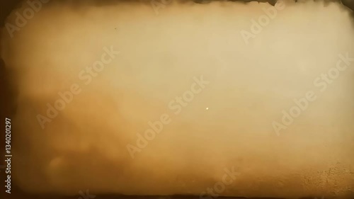 Old paper texture background animation with light leak effect for adding text or graphics.