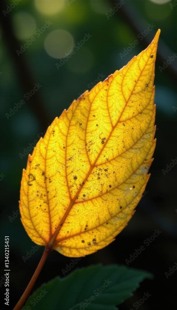 Delicate yellow leaf with intricate golden foil texture overlapping on a natural surface , textured background, organic, golden accents Delicate yellow leaf with intricate golden foil texture overlapping on a natural surface , textured background, organic, golden accents