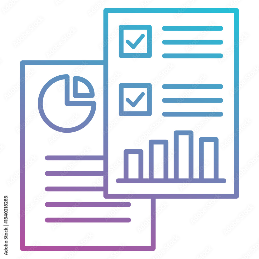 report icon element for design report icon element for design