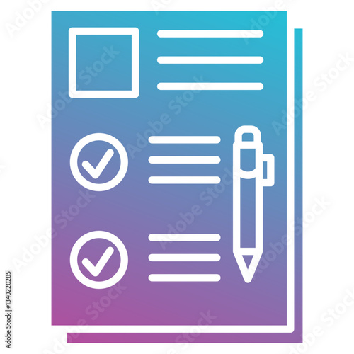 requirements icon element for design