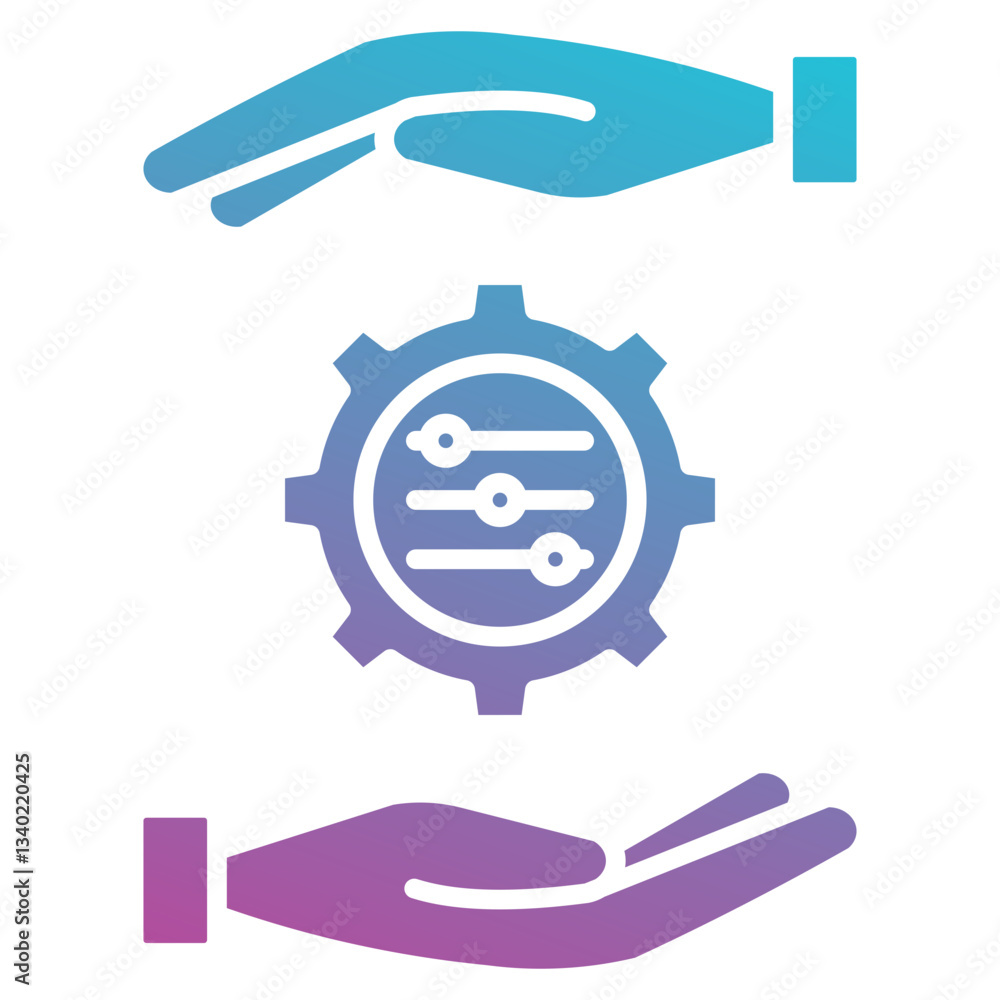 business optimization icon element for design