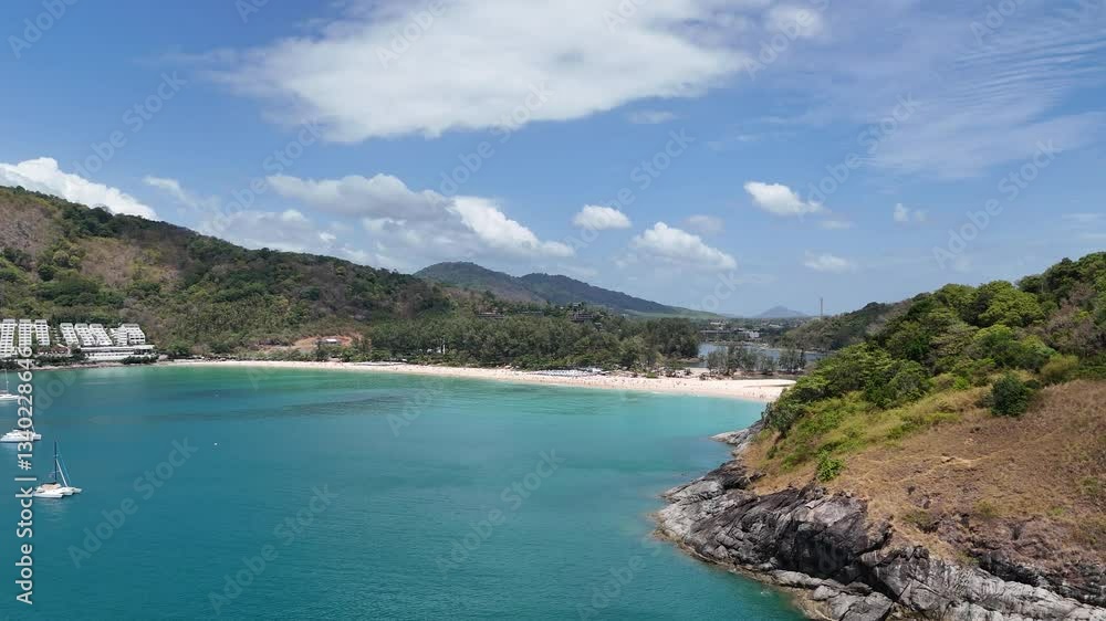 Aerial View of Phuket's Scenic Coastline Aerial View of Phuket's Scenic Coastline