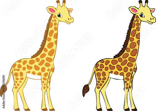 giraffe vector illustration