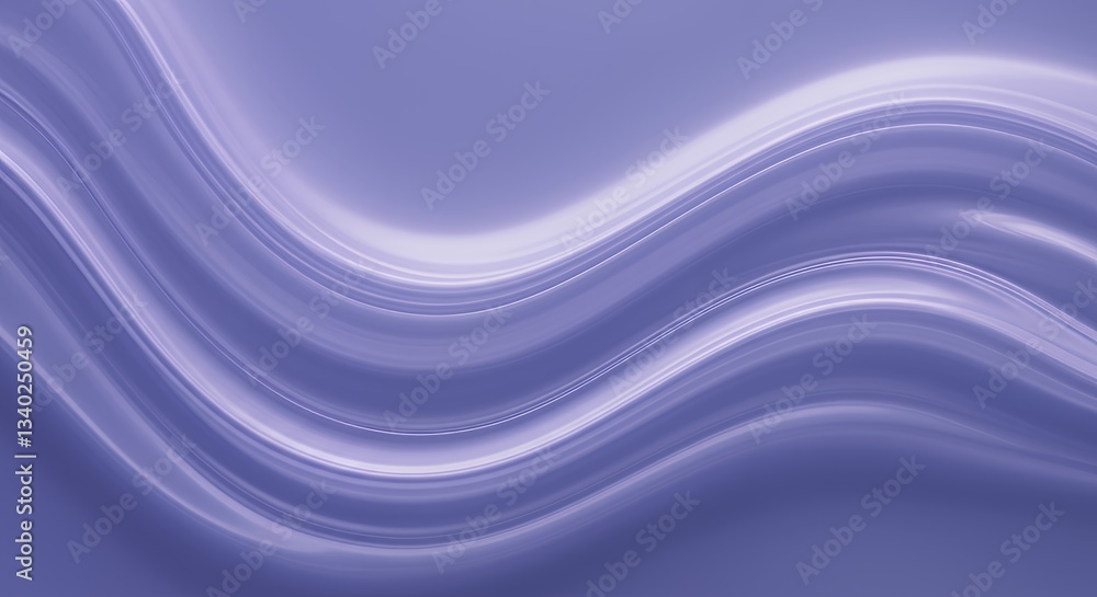 Fototapeta premium Abstract Periwinkle and Light Purple Wavy Background