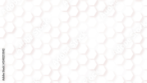 Honeycomb pattern with hexagon mesh. Texture bee comb grid.  Honey wallpaper. Hex structure. Mosaic wall. Business presentation. Polygon cell banner. Computer data. Vector illustration.
