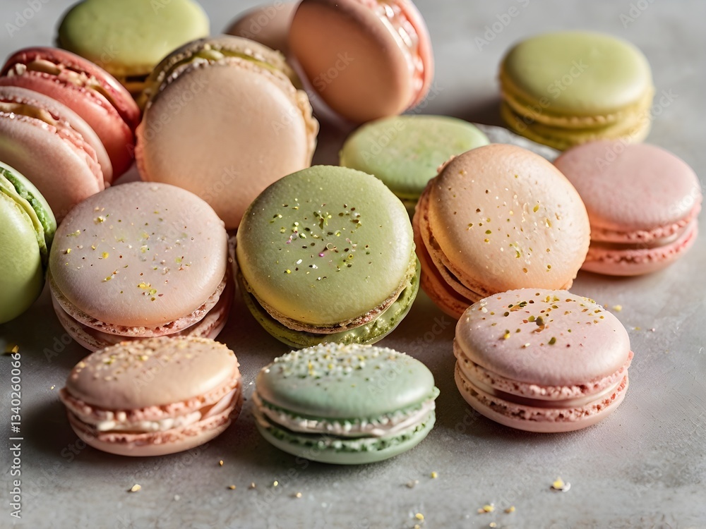 Obraz premium Colorful Macaron Delight