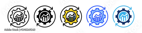 Benefit Icon Set With Multiple Style Collection