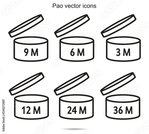 Pao vector icons