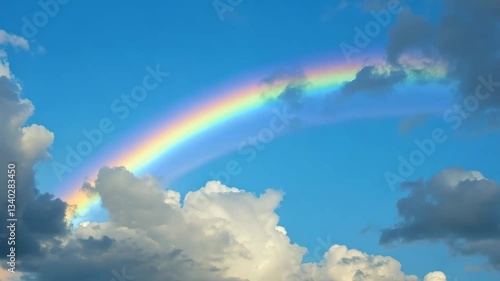 空にかかる太陽の虹と雲4