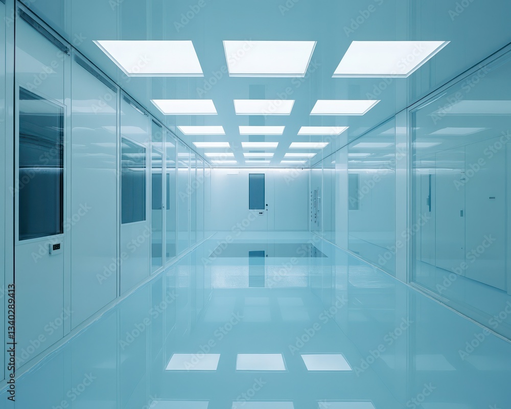 A research laboratorya??s cleanroom, where nanotechnology experiments unfold in a sterile yet innovative environment, pushing the boundaries of scientific discovery. A research laboratorya??s cleanroom, where nanotechnology experiments unfold in a sterile yet innovative environment, pushing the boundaries of scientific discovery.
