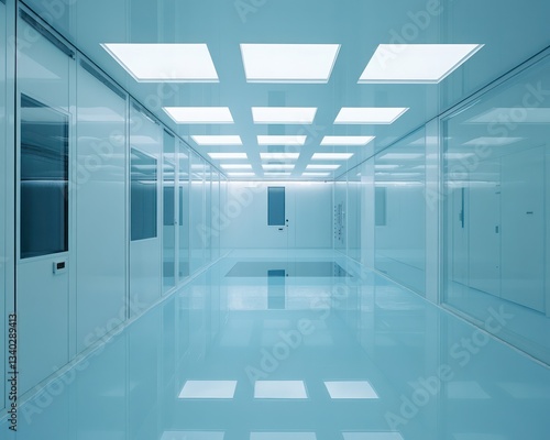 Wallpaper Mural A research laboratorya??s cleanroom, where nanotechnology experiments unfold in a sterile yet innovative environment, pushing the boundaries of scientific discovery. Torontodigital.ca