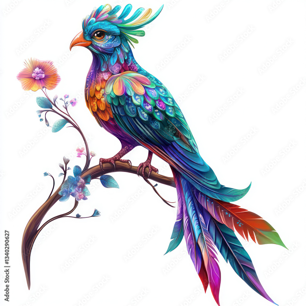 Fototapeta premium blue and yellow macaw