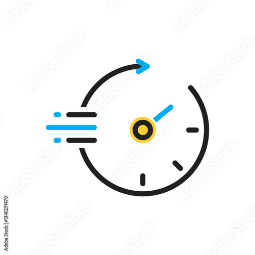 Multi color icon for quickly