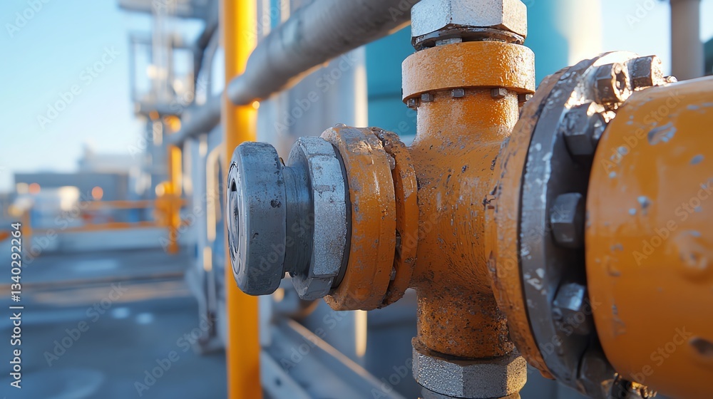 Sealant sealing the joints of a large turbine in an energy plant