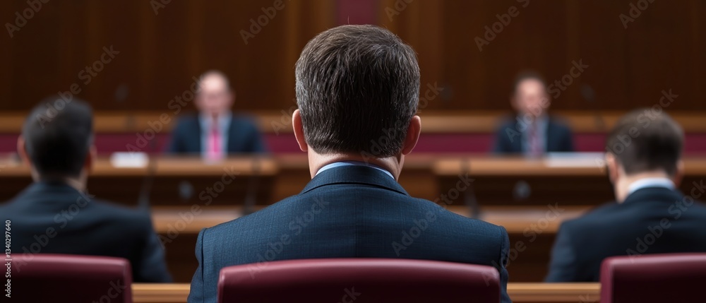 National Assembly Decision Making Concepts. Serious discussion at a formal meeting with participants in suits. National Assembly Decision Making Concepts. Serious discussion at a formal meeting with participants in suits.