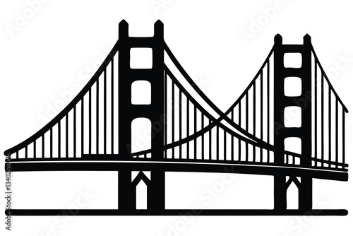 Golden Gate Bridge in San Francisco with a scenic view of the bay, ocean, and city skyline, showcasing the iconic red suspension bridge in California