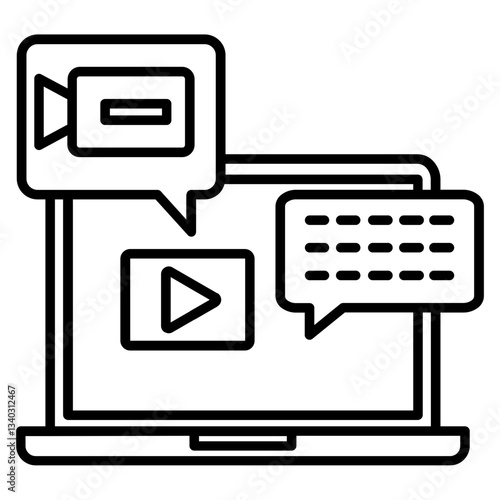Digital Storytelling Icon