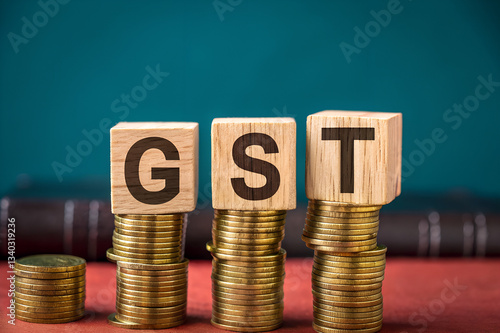 GST Goods and services tax concept