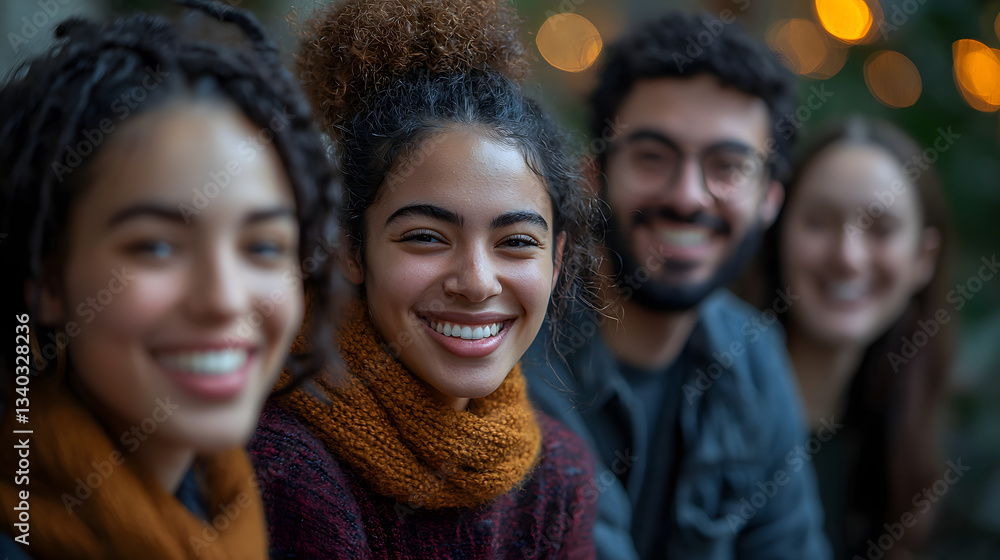 Diverse Group Smiling Together Diverse Group Smiling Together