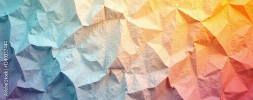 Wallpaper Mural Crumpled paper texture with creases and folds, textured background, old paper, worn paper Torontodigital.ca